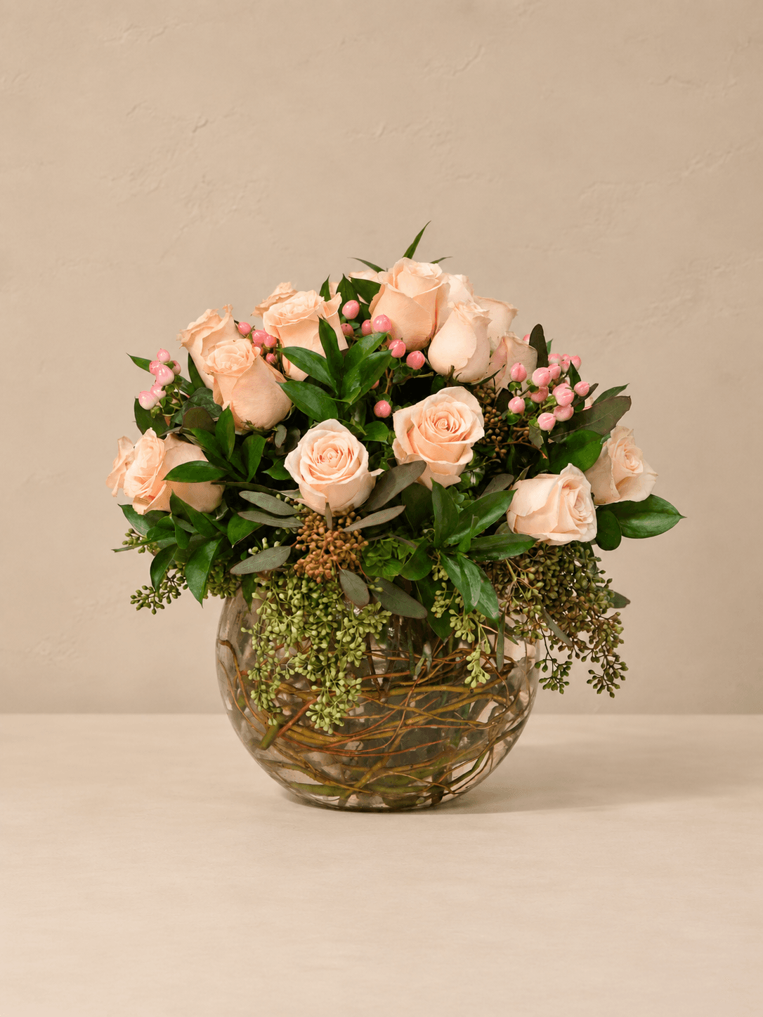 A Peach Rose Painting