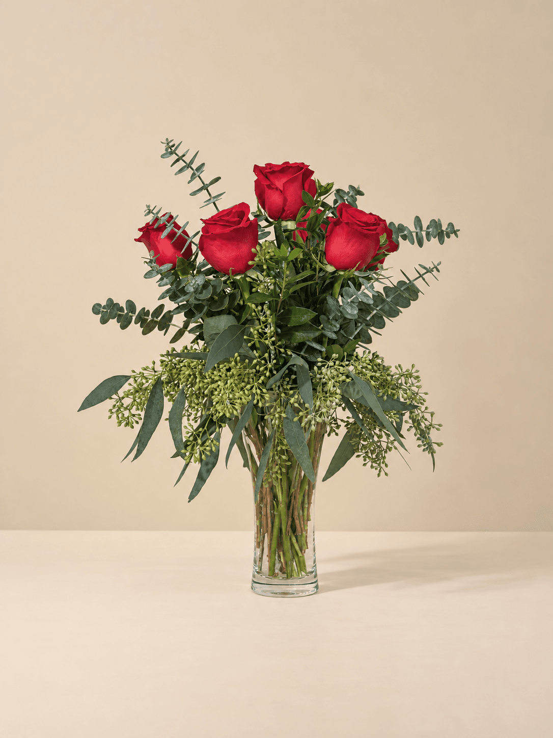 Six Roses Any Color