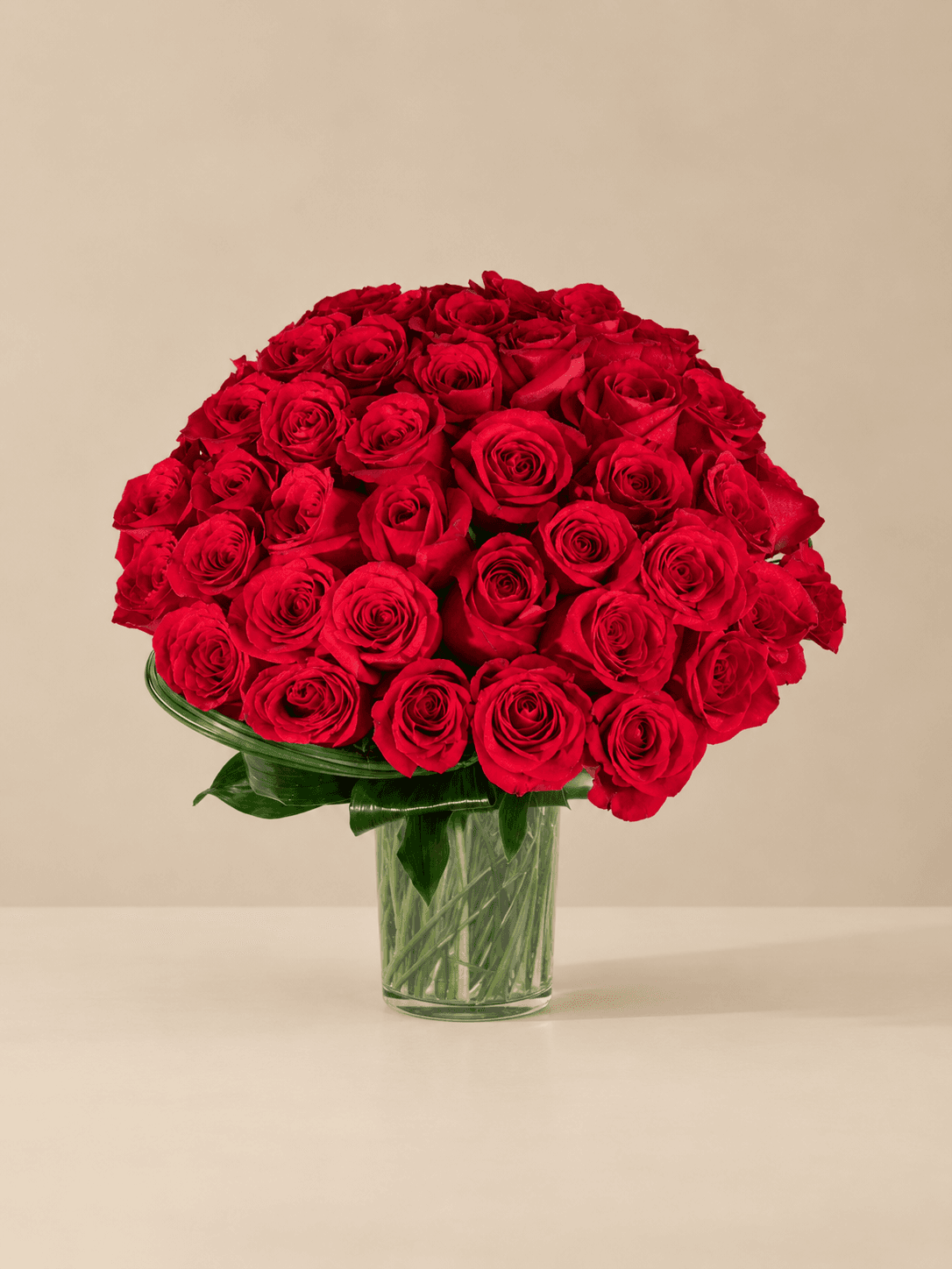 Tall Mono Color Rose Pave